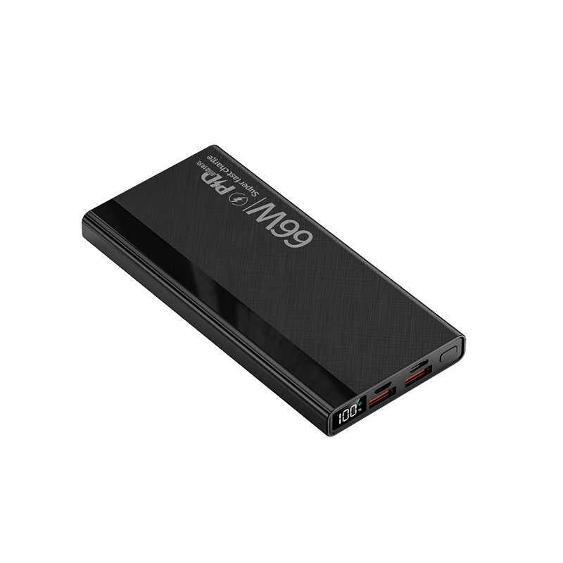 Portable Multi-Slot Power Bank with Digital Charging Status Indicator Stornfield