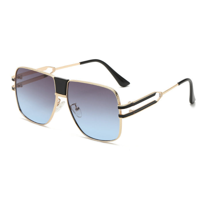 Women modern square sunglasses with elegant metal frame Stornfield
