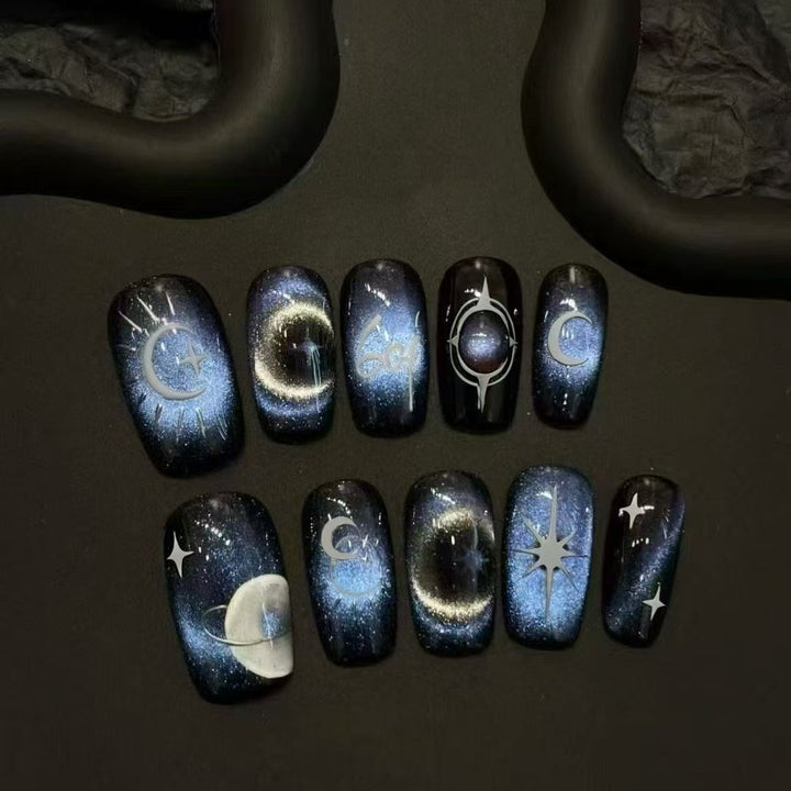 Celestial-Themed Nail Art Collection Stornfield