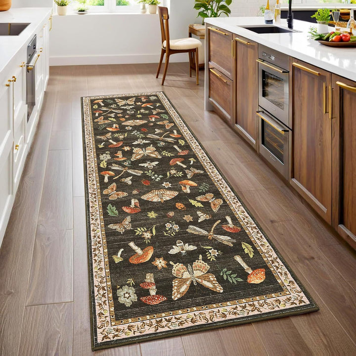 Floral Patterned Kitchen Runner
