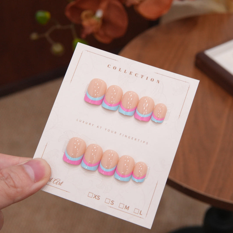 Luxurious Artfully Designed Press-On Nail Set