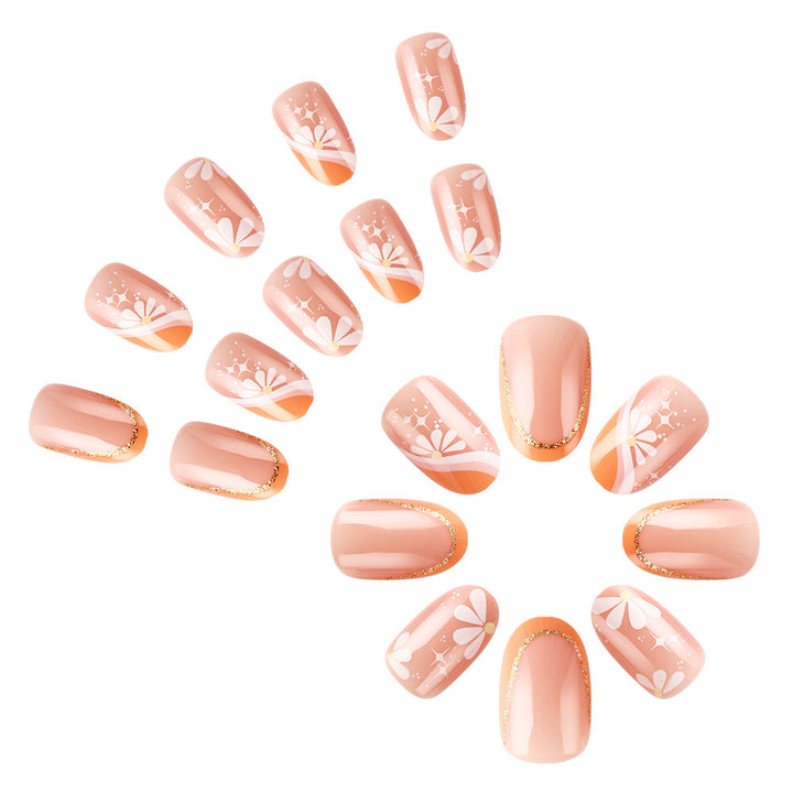 Elegant Floral Design Nail Art Stornfield