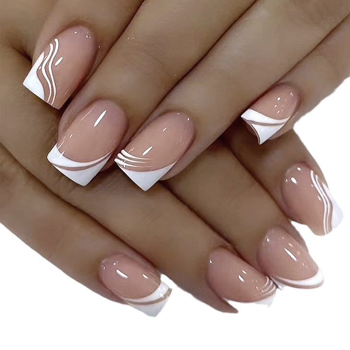 Elegant French Tip Nail Art Kit