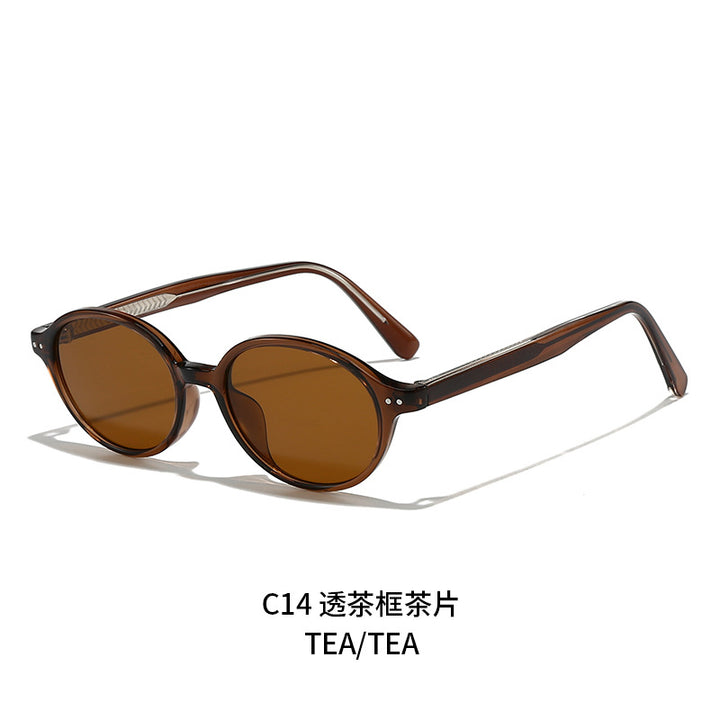 Women's round sunglasses with modern, stylish frame Stornfield