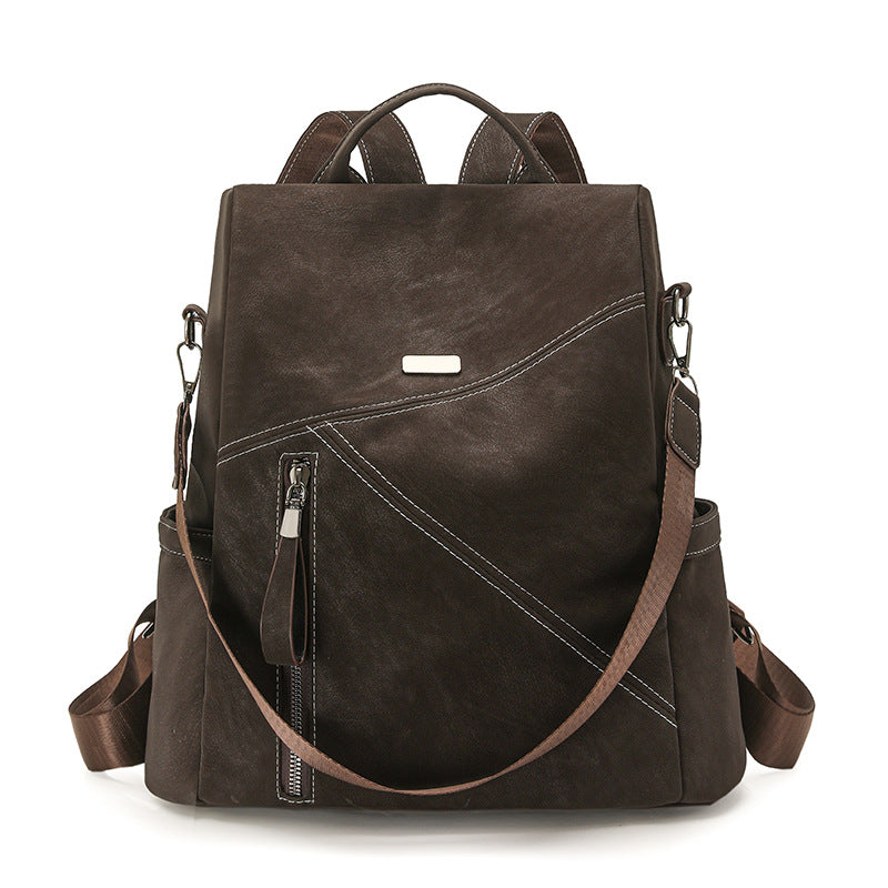 Multi-Functional Leather Backpack Stornfield