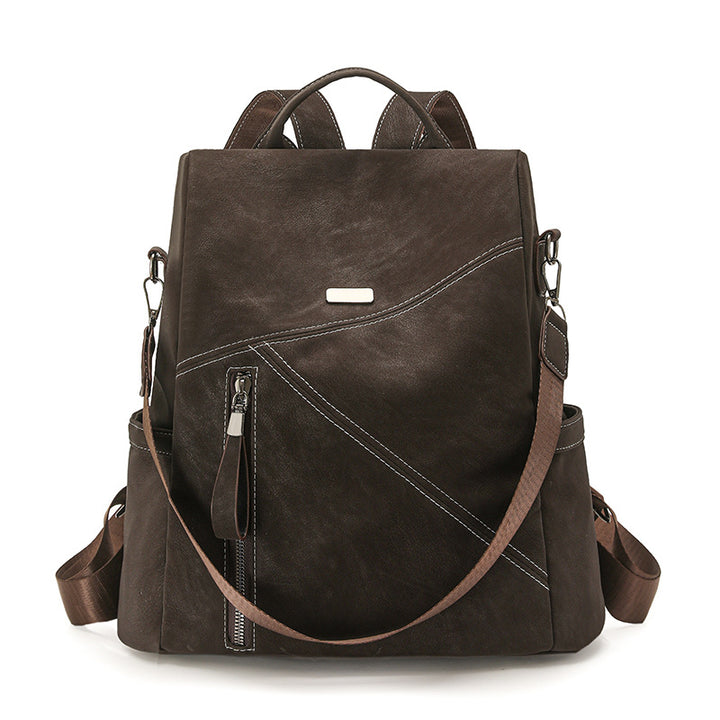 Multi-Functional Leather Backpack Stornfield