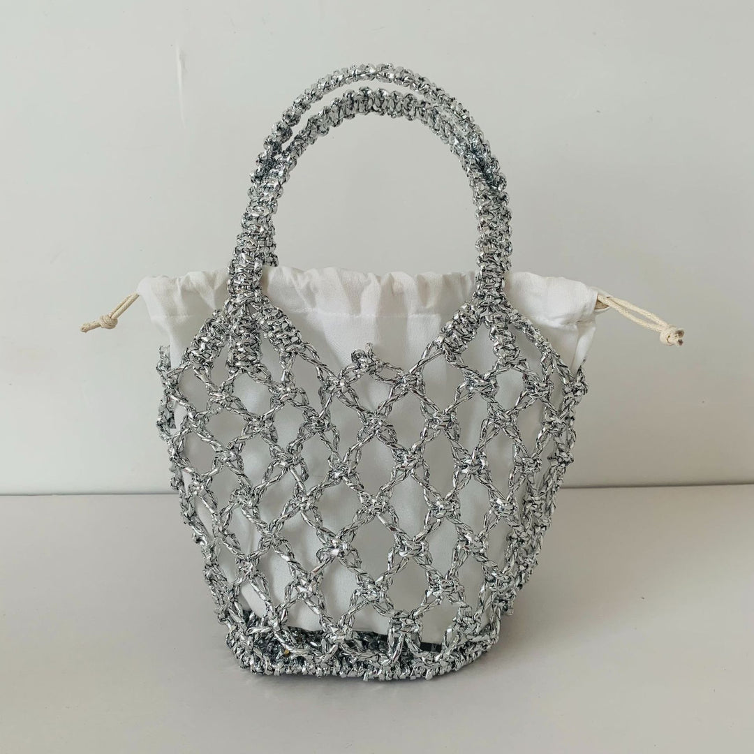 Net shopping bag with interior lining Stornfield