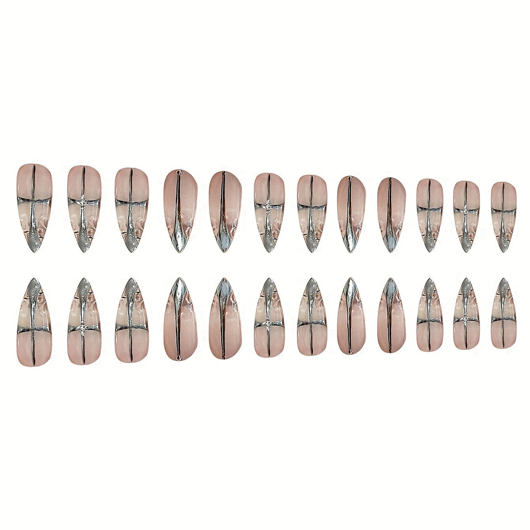 Elegant Stiletto Press-On Nail Set Stornfield