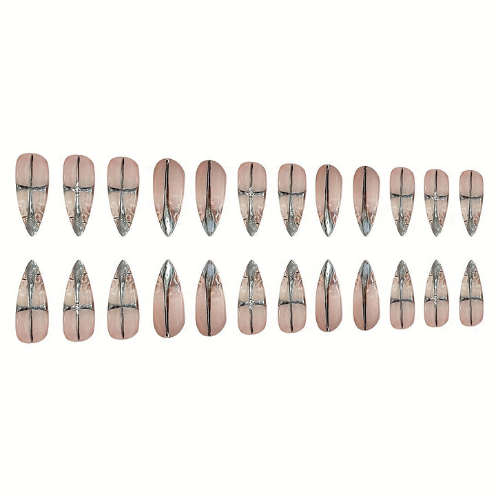 Elegant Stiletto Press-On Nail Set Stornfield