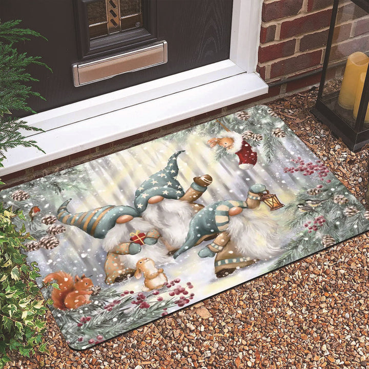 Holiday-Themed Welcome Mat