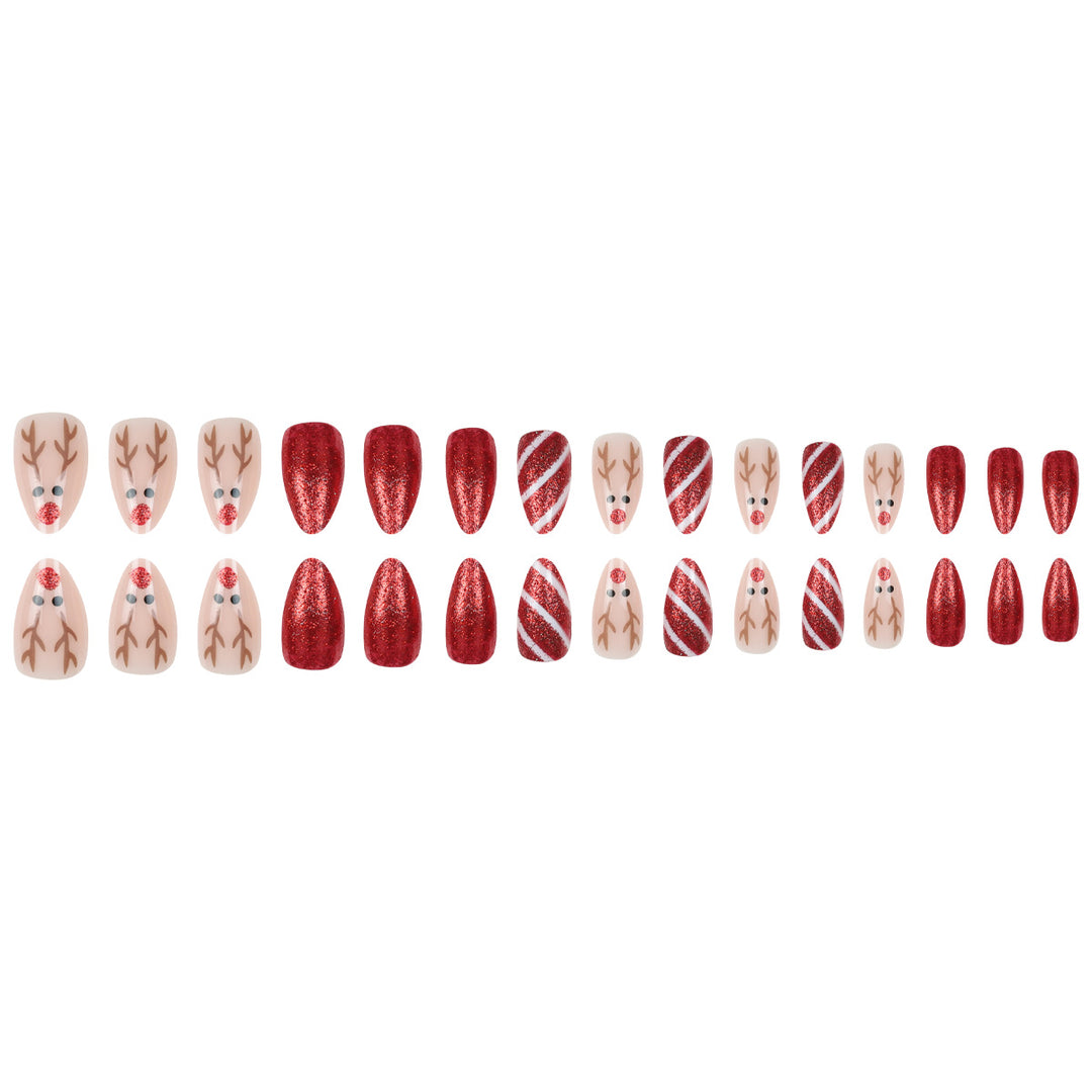 Festive Holiday-Themed Press-On Nails Stornfield 1789085820
