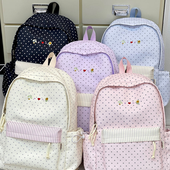 Casual Star-Printed Backpack Stornfield