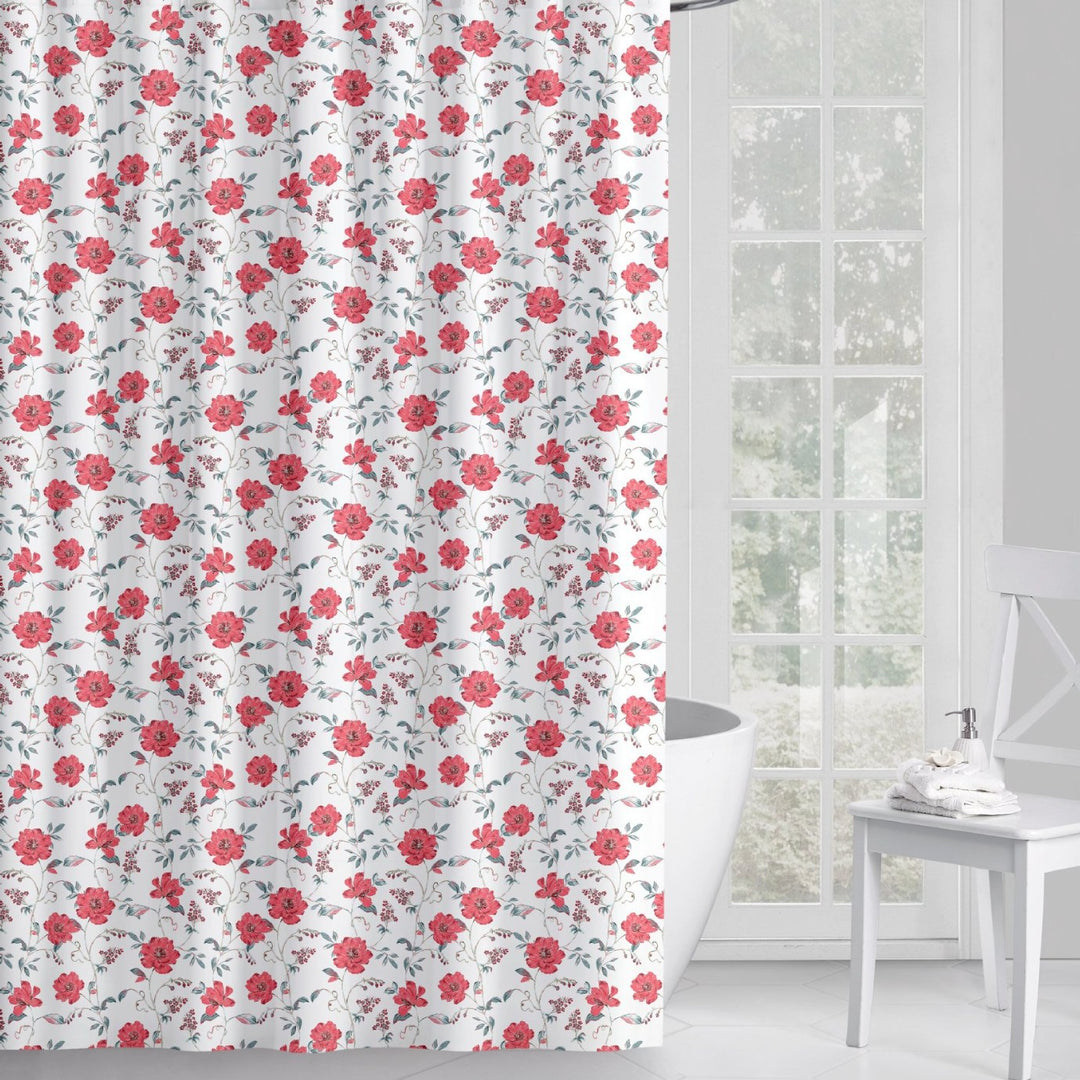 Floral Patterned Shower Curtain Stornfield