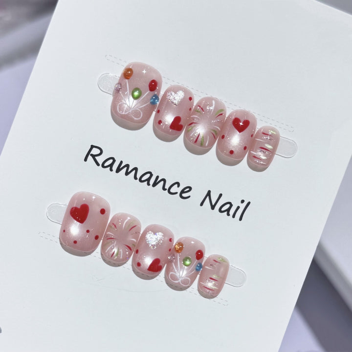 Decorative Press-On Nails Stornfield