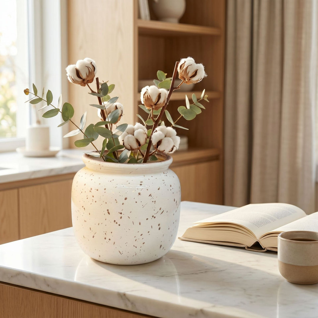 Decorative ceramic flower vase Stornfield