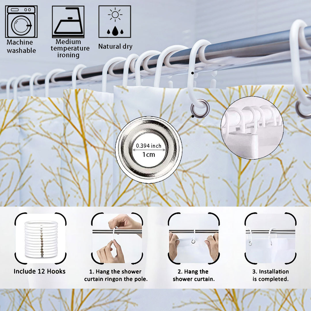 Digital Botanical Bathroom Décor Set Stornfield