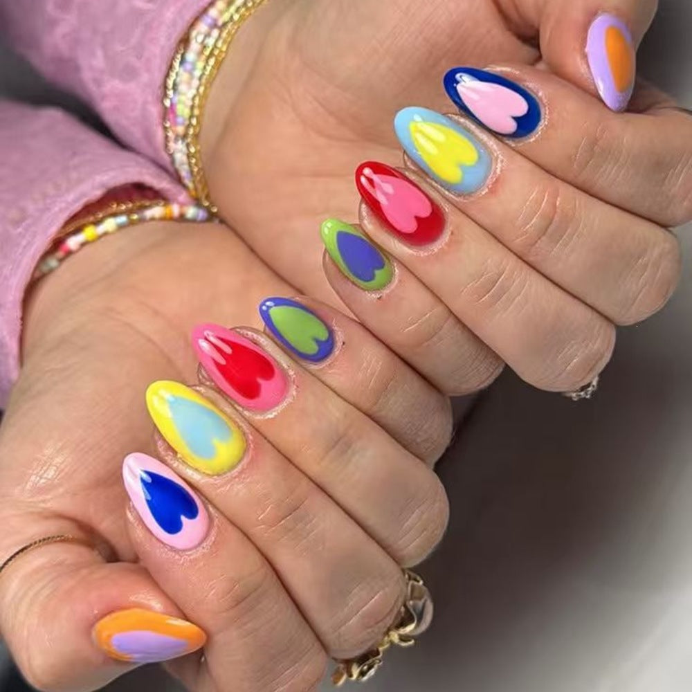 Artificial nails in modern heart design Stornfield