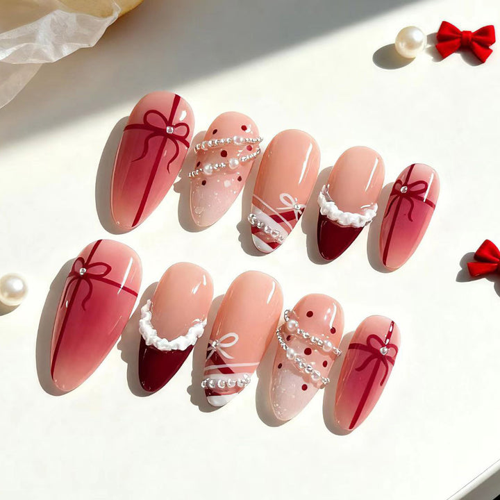 Glamorous Press-On Nail Art Set Stornfield