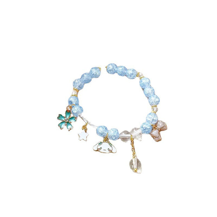 Elegant bracelet with animal and glitter pendants Stornfield