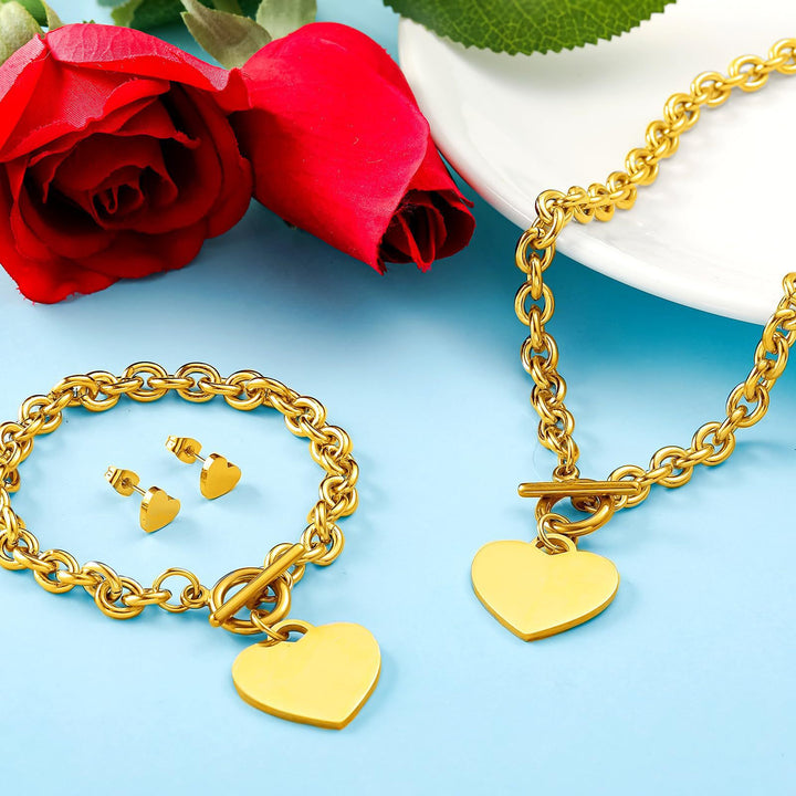 Heart-Inspired Jewelry Set Stornfield