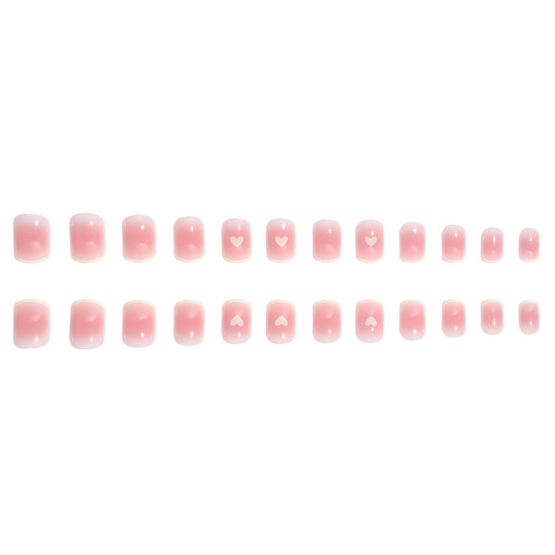 Heart-Accent Press-On Nails Stornfield