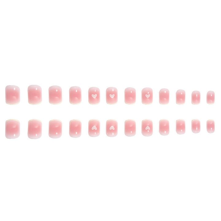 Heart-Accent Press-On Nails Stornfield