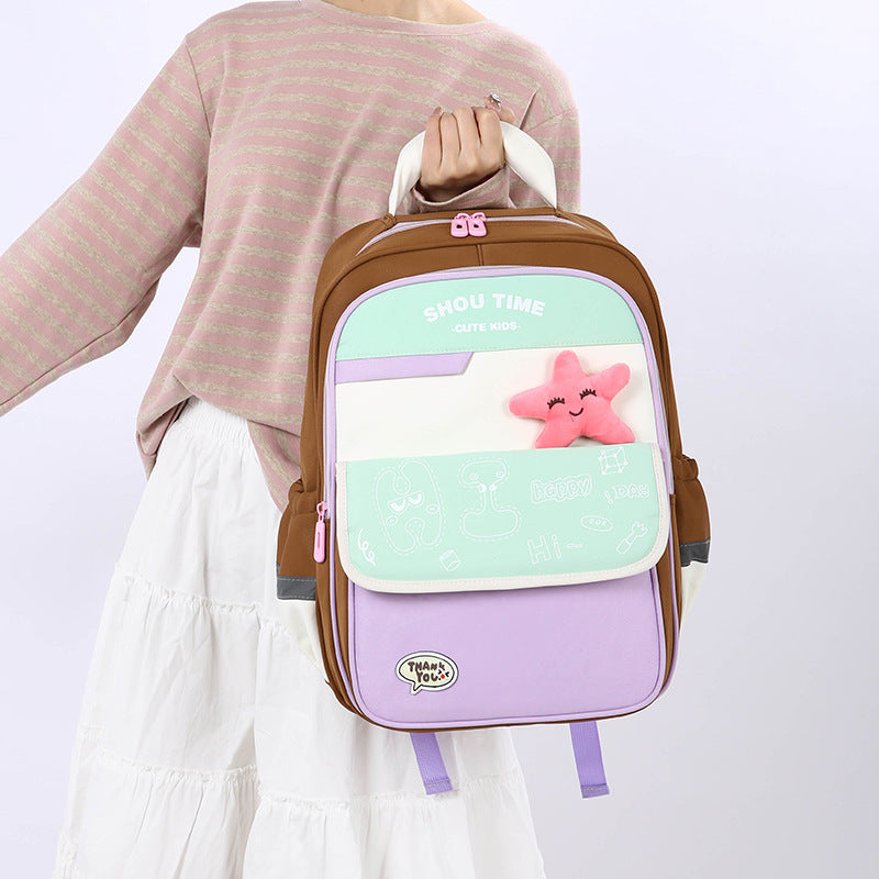 Kid's Playful Cartoon-Themed Backpack Stornfield