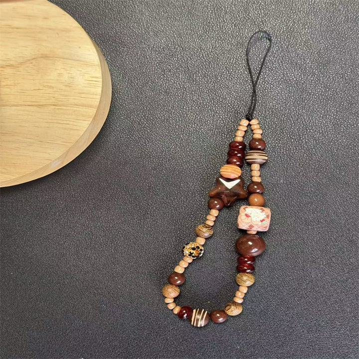 Unique Handcrafted Beaded Charm Keychain Stornfield