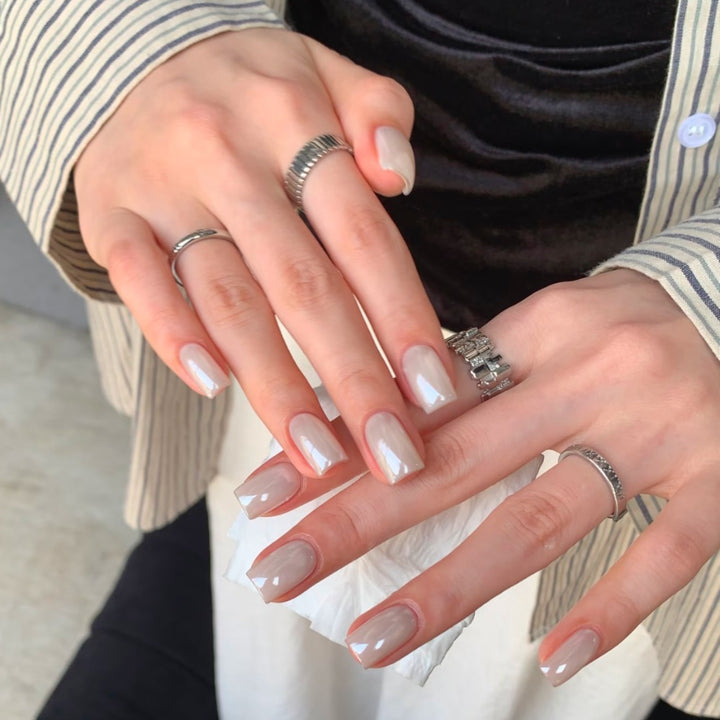 Elegant Square Press-On Nails Stornfield