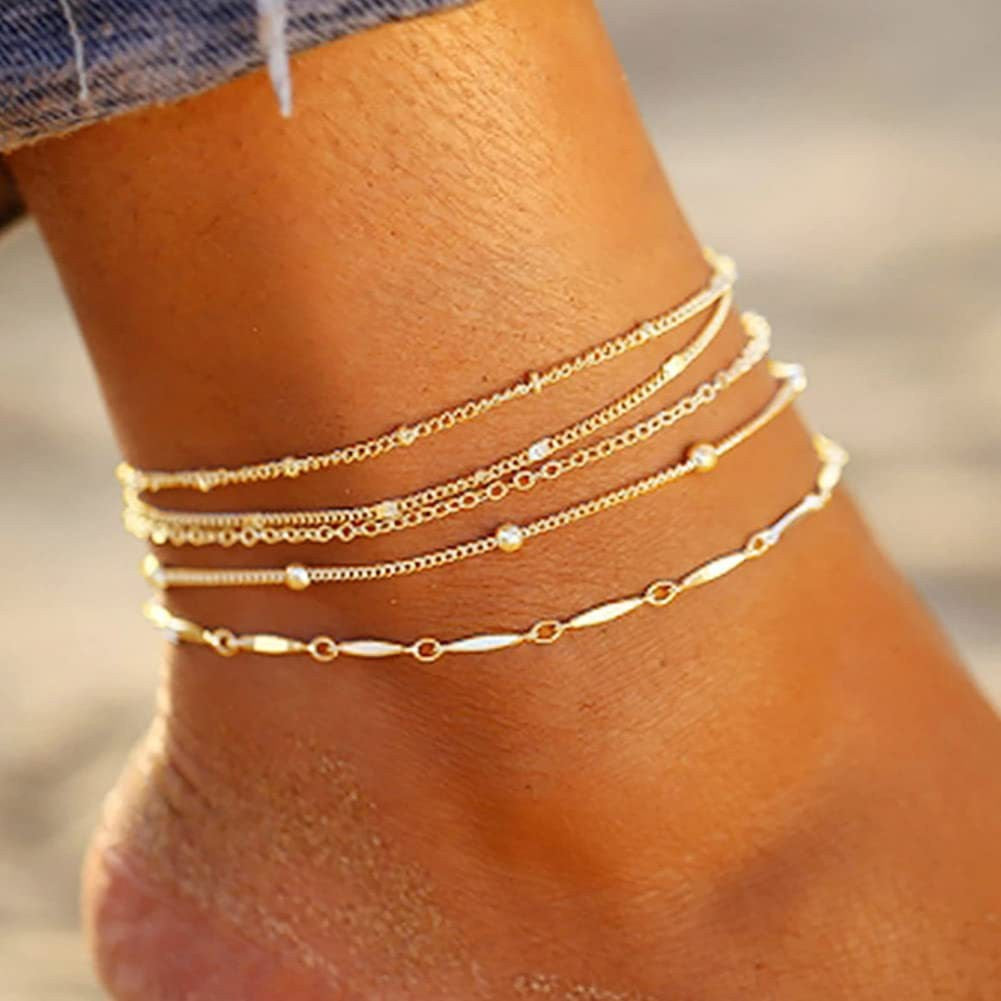 Elegant Double Chain Anklet Stornfield