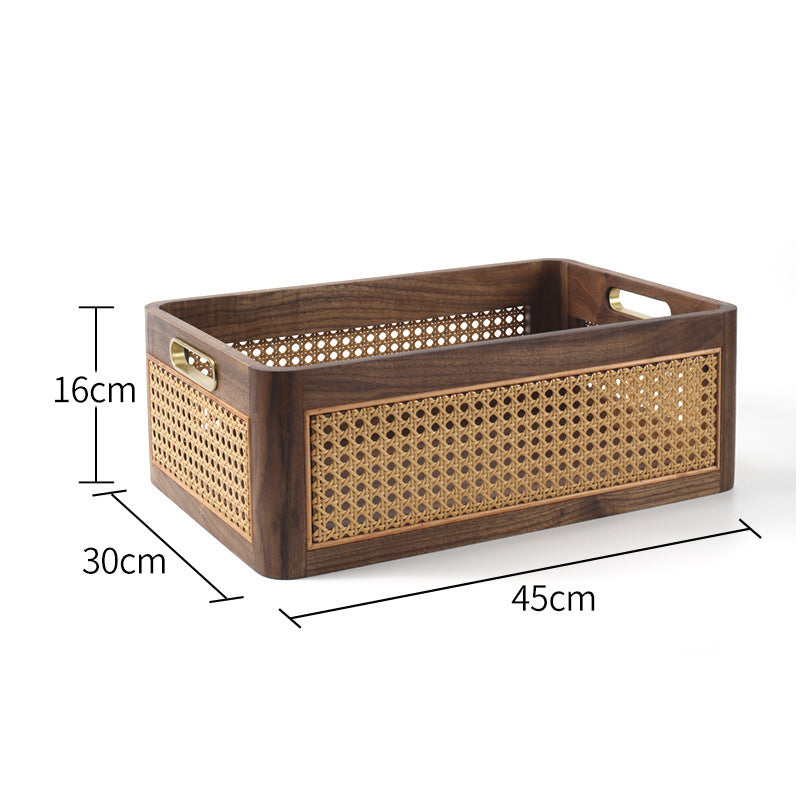 Artisan Handwoven Storage Crate Stornfield