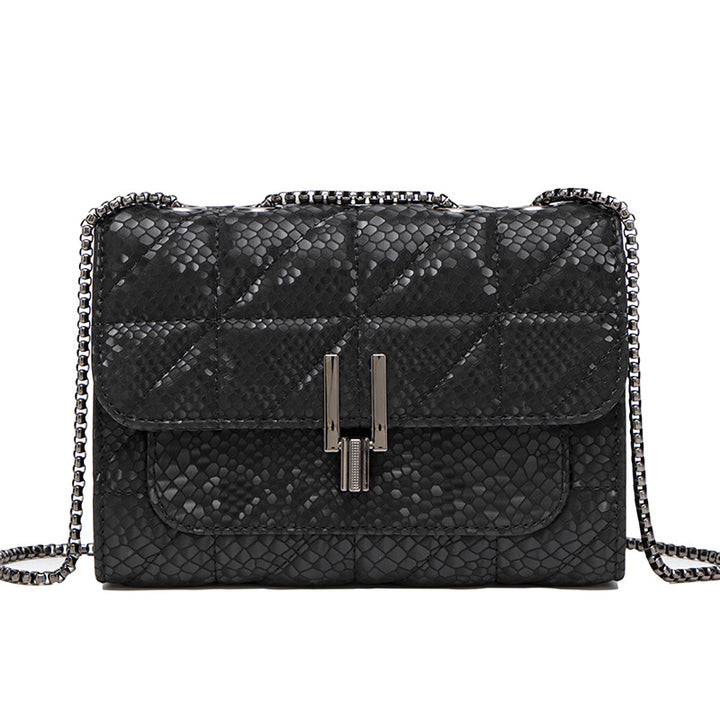 Textured Quilted Crossbody Handbag