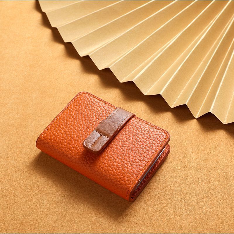 Textured Leather Cardholder Wallet Stornfield