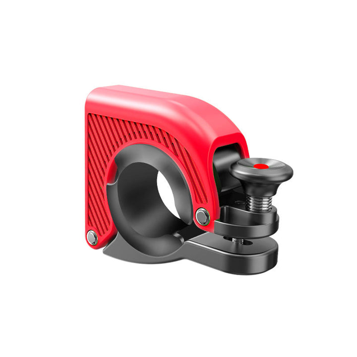 compact handlebar bell clamp with quick release knob Stornfield