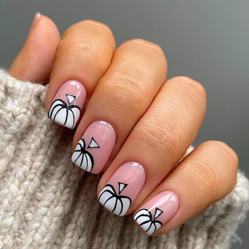 Artistic Abstract Press-On Nail Set Stornfield