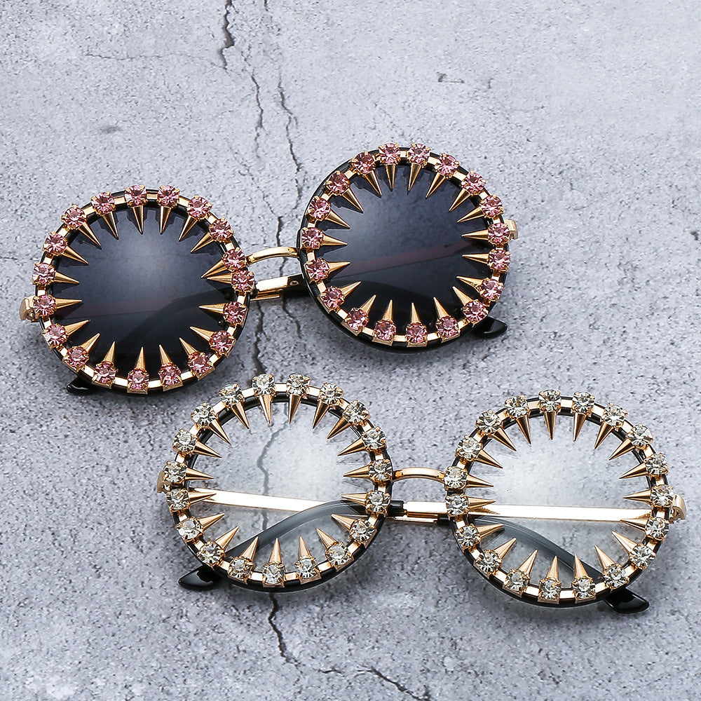 Women’s creative and eye-catching sunglasses with spikes and rhinestone details Stornfield