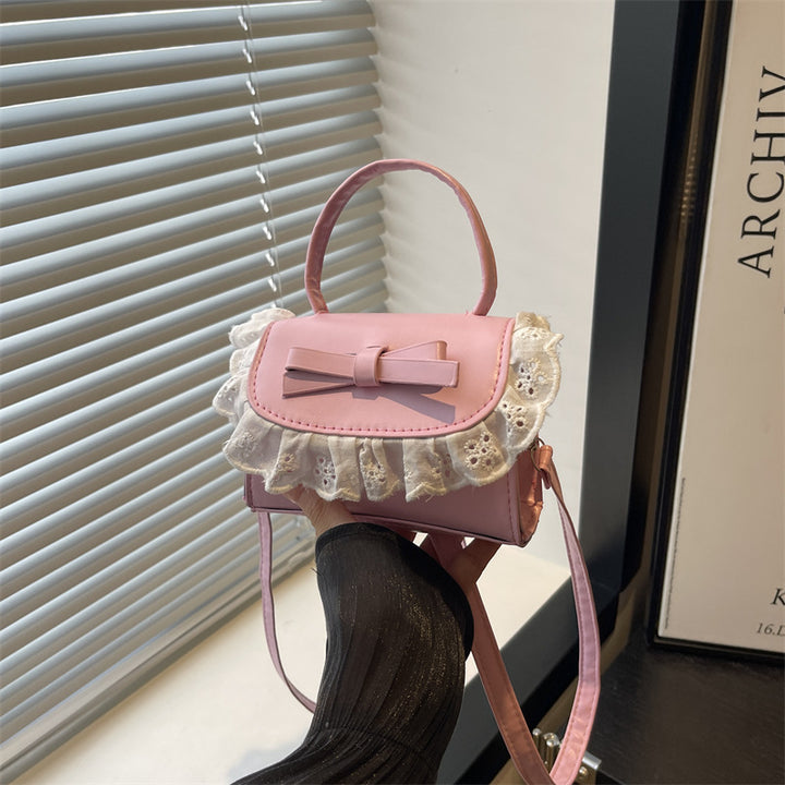 Elegant Ruffled Bow Crossbody Handbag Stornfield