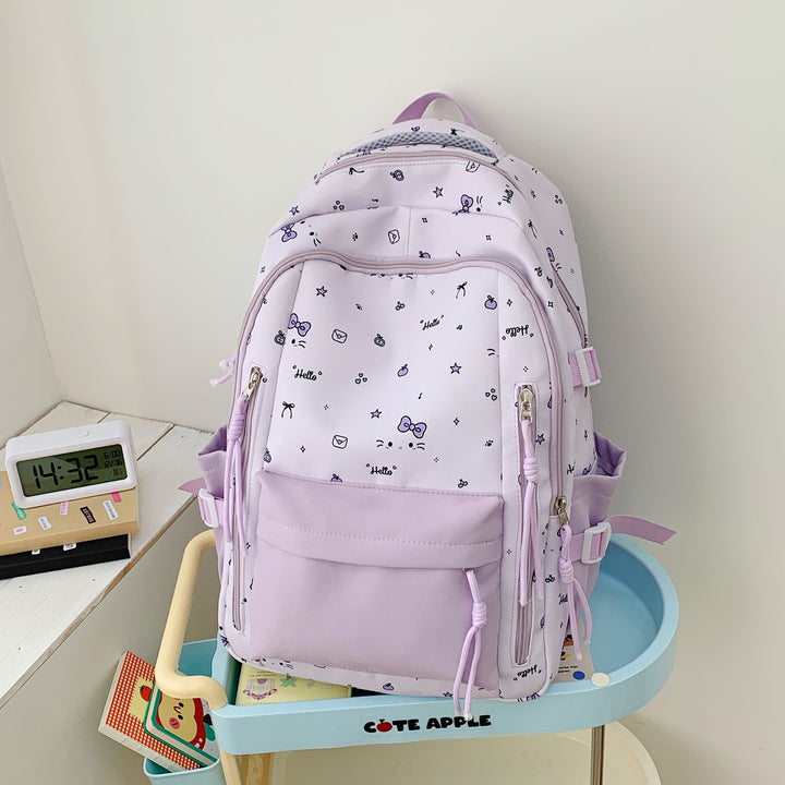 Leisure backpack with charming design and practical compartments Stornfield