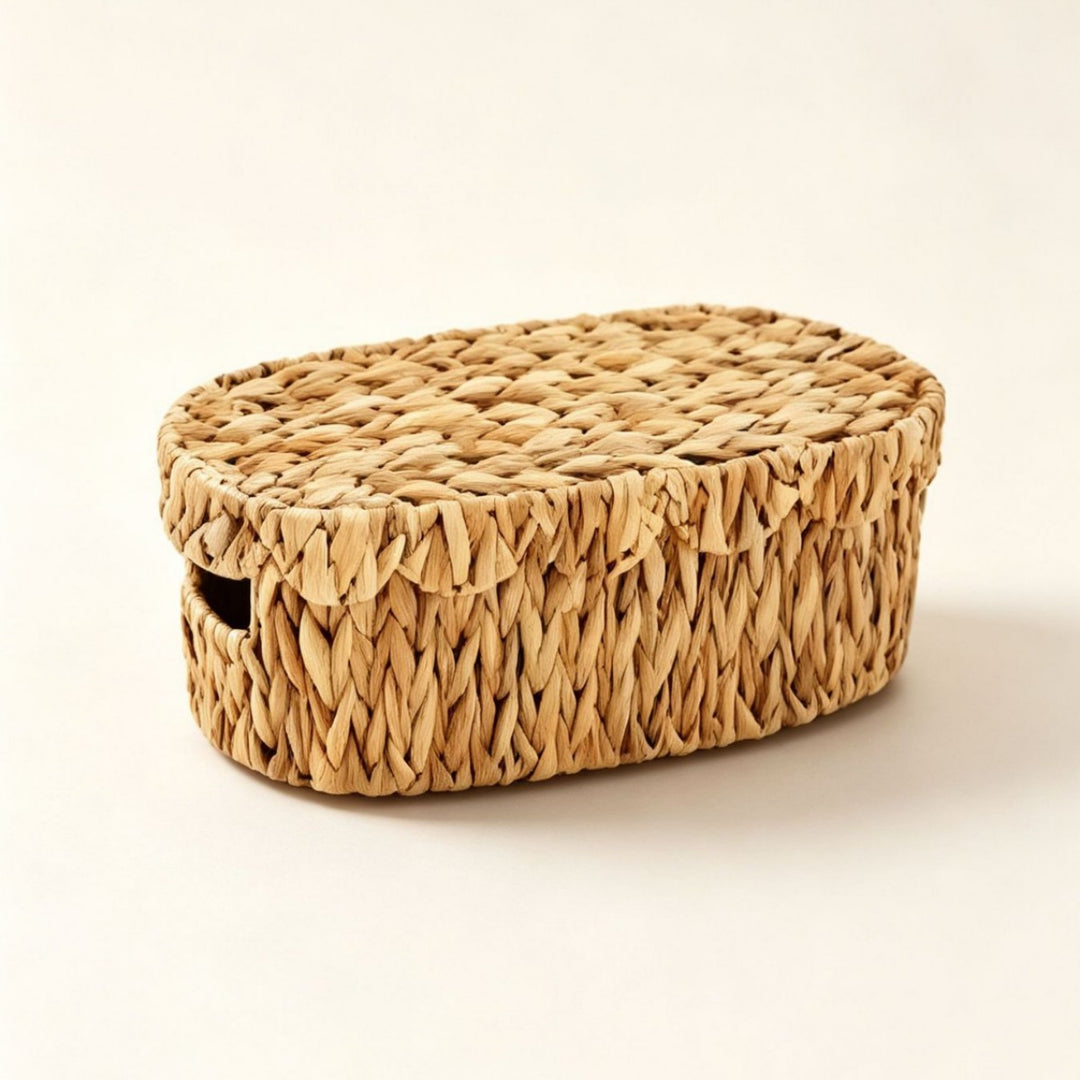Oval Woven Storage Basket Stornfield