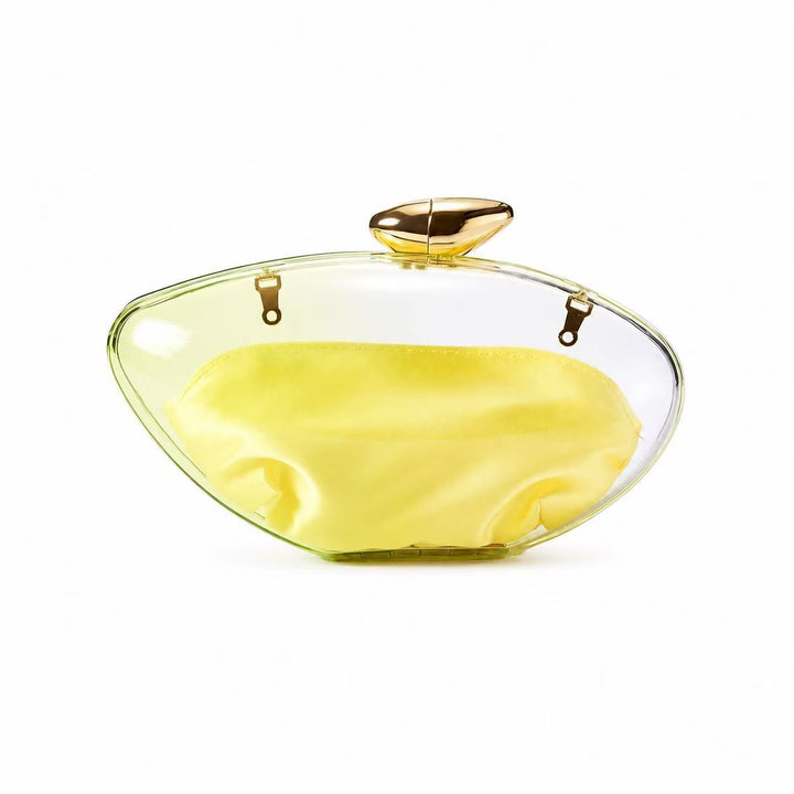 Sculpted Acrylic Evening Clutch