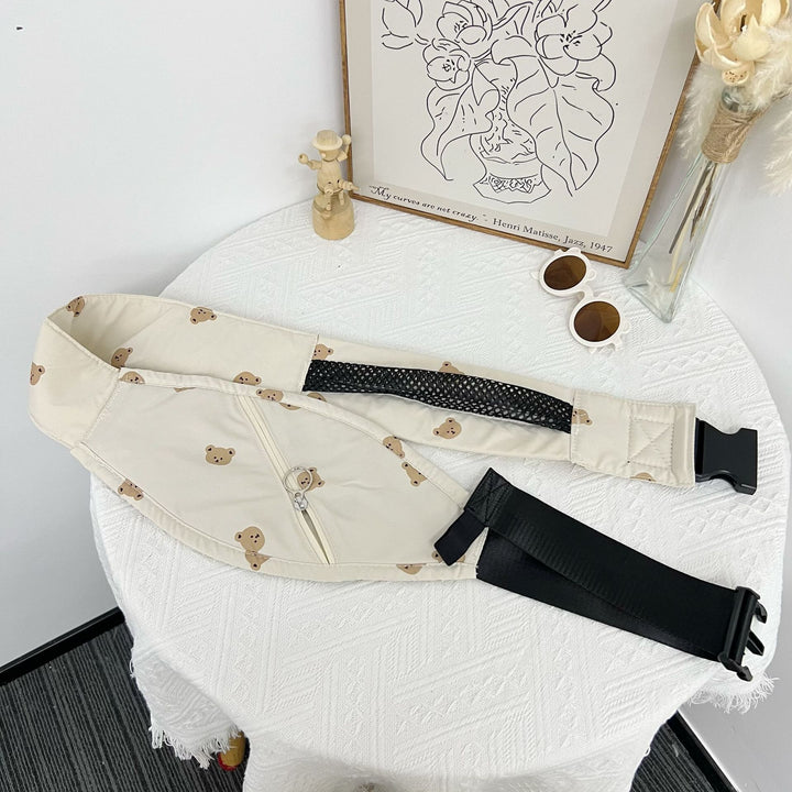 Padded Baby Hip Seat Carrier with Safety Buckle and Zipper Pocket