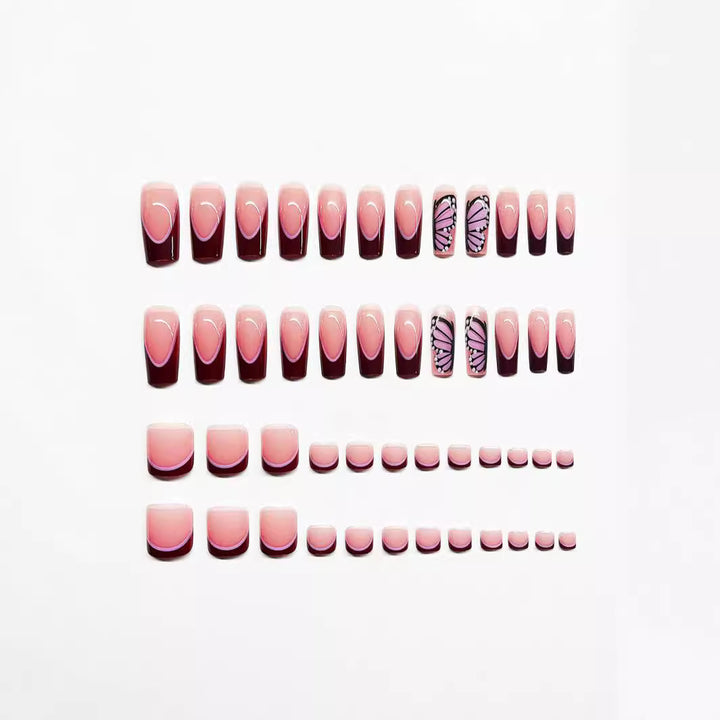 Designer Butterfly Nail Art Set Stornfield