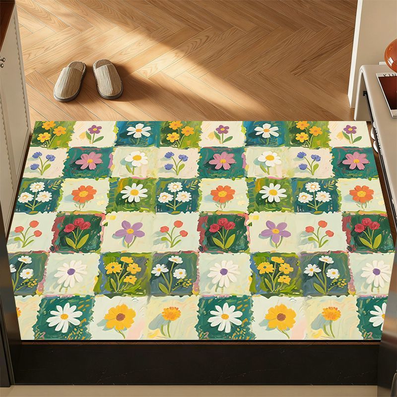 Decorative Floral Area Rug
