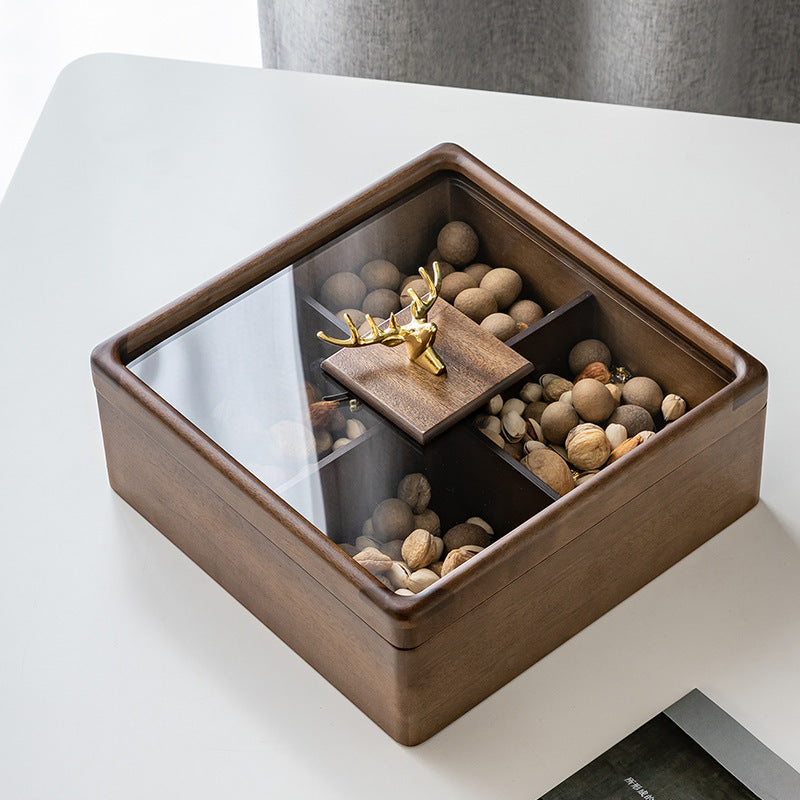Elegant Wooden Snack Storage Stornfield