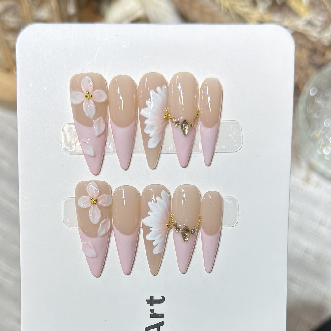 Reusable Press-On Nail Set Stornfield