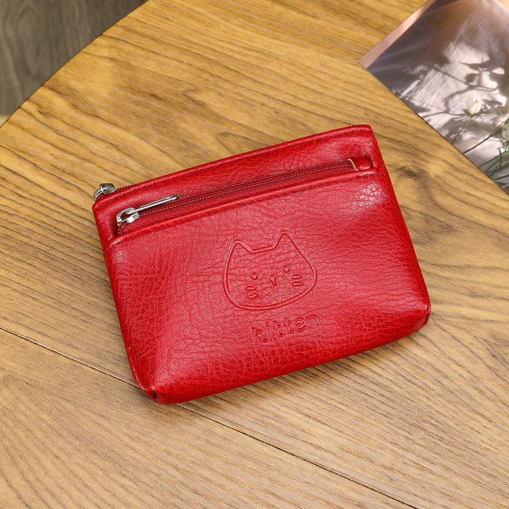 Compact Zippered Coin Pouch