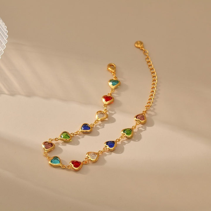 Butterfly and Daisy Charm Anklet Stornfield