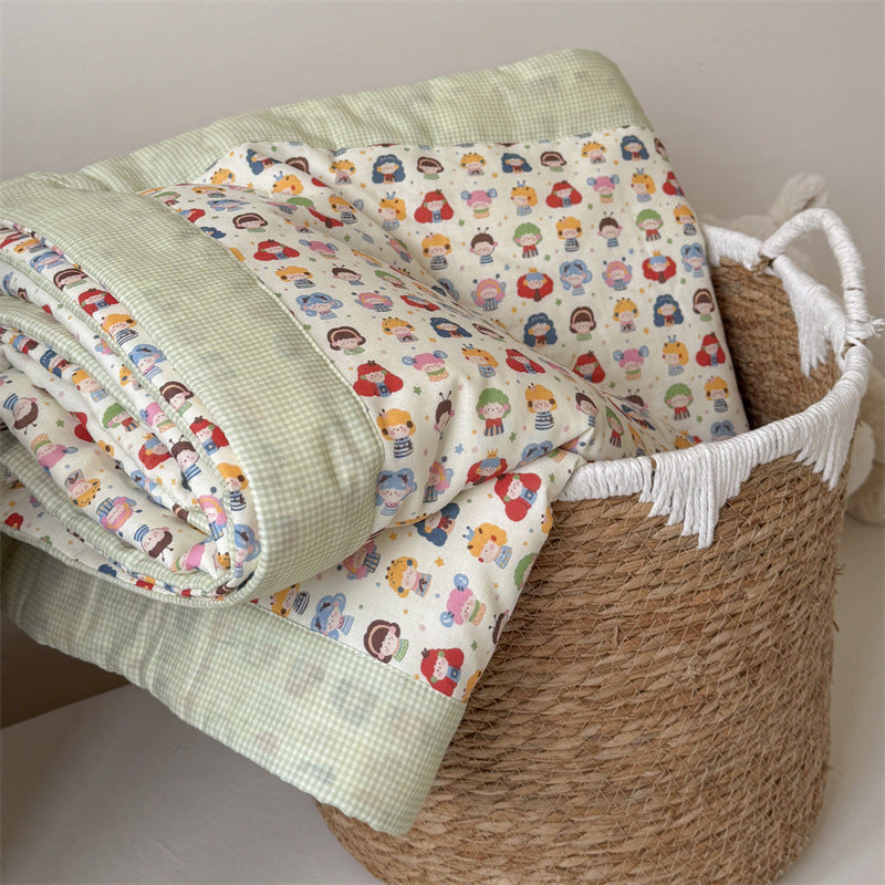 Women’s children's duvet with playful doll pattern Stornfield