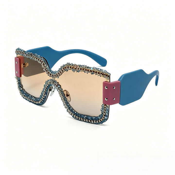 Women's fashionable safety glasses with unique crystal frame Stornfield