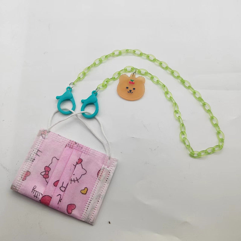 Glasses chain holder with cute bear pendant Stornfield